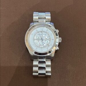 Michael Kors Men's Silver Chronograph Watch